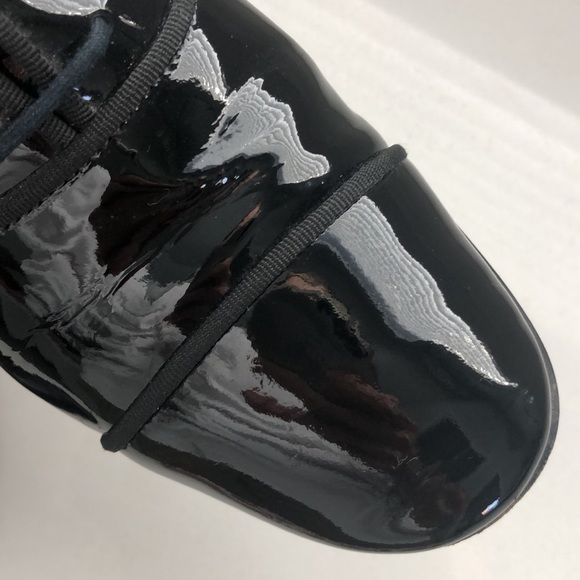 Tory Burch Black Patent Leather Oxford Loafers 8.5 - Picture 4 of 8